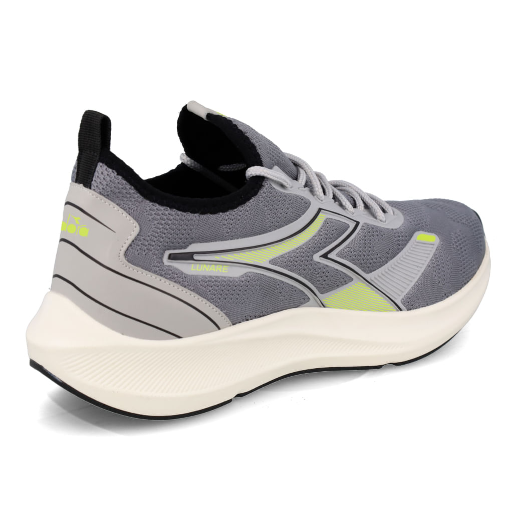 Imagem do tênis Diadora Lunare Cinza Masculino destacando conforto e design